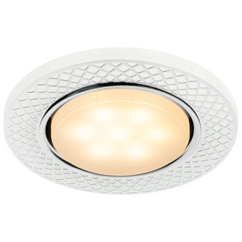 Светильник точечный KL79 WH/CH 13Вт GX53 220В кругл. бел./хром. ЭРА Б0037366