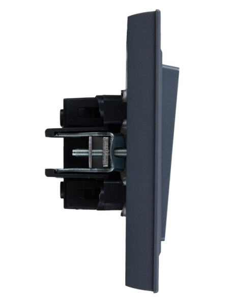 Выключатель 2-кл. СП BRITE ВСР10-2-0-БрМ 10А в сборе маренго IEK BR-V20-0-10-K35-F