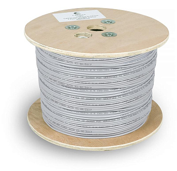 Кабель витая пара U/UTP кат.5E 1х2х26AWG patch PVC нг(А)-LS UTP-1P-Cat.5e-PATCH сер. (уп.500м) Cabeus 7286c