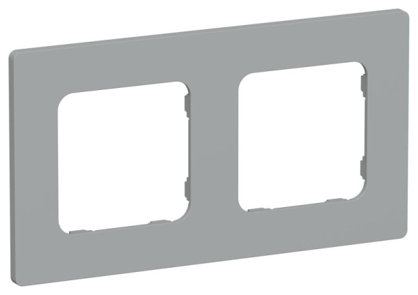 Рамка 2-м СП FLITE РУ-2-К-ФлС сер. IEK FI-M22-32-20-K03
