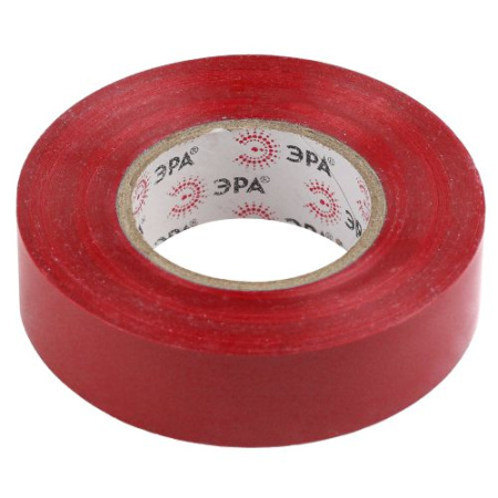 Изолента ПВХ 15ммх20м красн. ET1520RED Эра C0036550