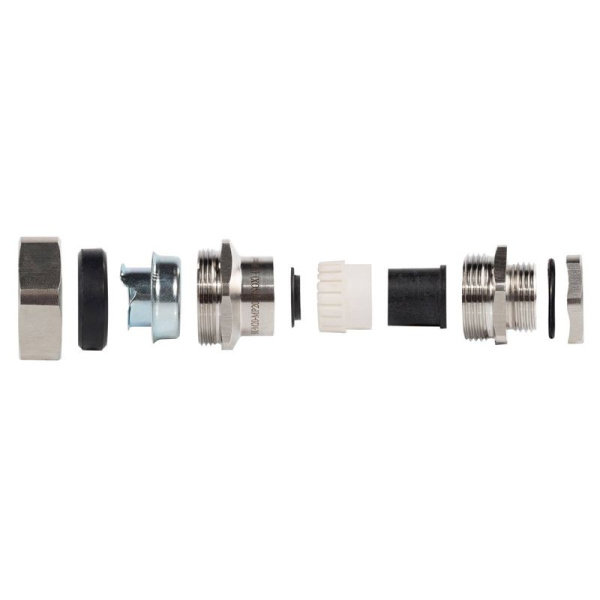 Ввод кабельный для металлорукава ВК-М25(13-18мм)-МР25 (INOX) (уп.10шт) Fortisflex 88170