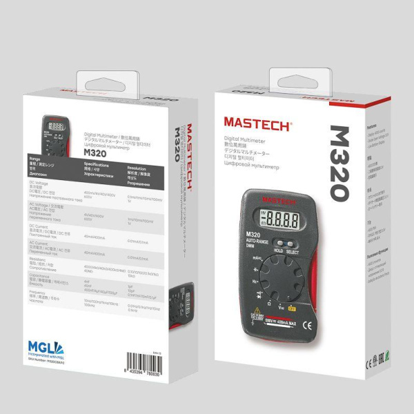Мультиметр портативный M320 Mastech 13-2009