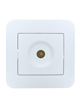 Розетка телевизионная оконечная TV СП ASTI IP20 в сборе бел. LEZARD 7081-0202-130