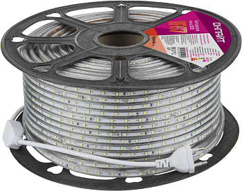 Лента светодиодная 80 928 OLS-2835R60-4.8-IP67-220V (уп.50м) ОНЛАЙТ 80928