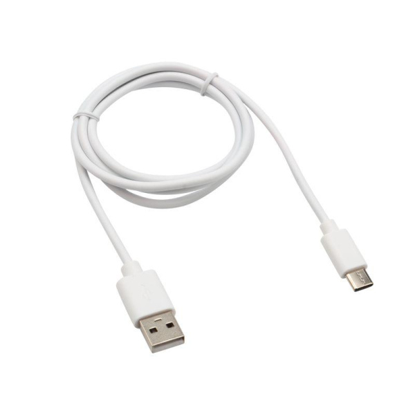 Кабель USB-A-Type-C 3А 1м бел. ПВХ Rexant 18-1895