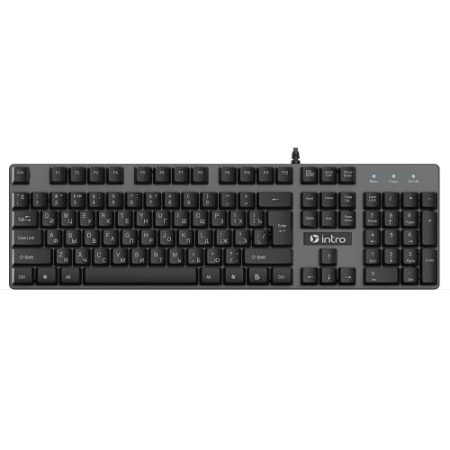 Клавиатура игровая KG480 проводная метал. с подсветкой черн. А0036180 Intro Б0060192