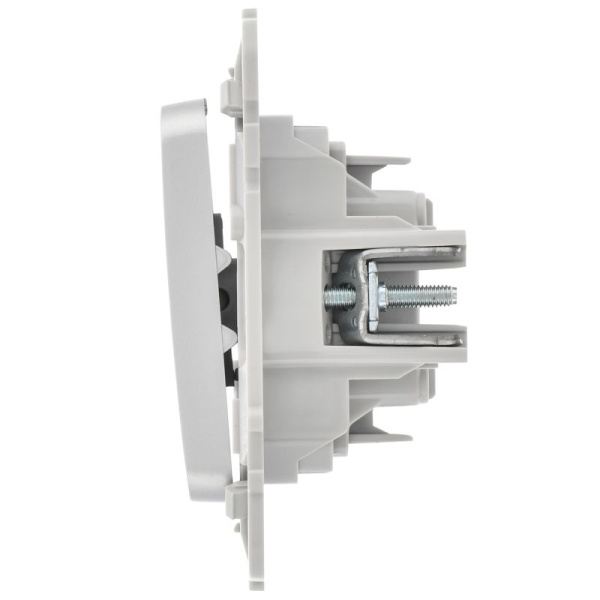 Выключатель 2-кл. СП FLITE ВС12-1-0-ФлА 10А механизм алюм. IEK FI-V20-0-10-1-K47