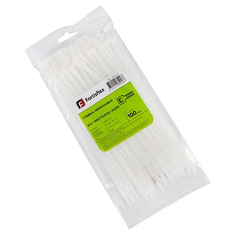 Хомут нейлоновый КСС MULTILOCK 4х200 бел. (уп.100шт) Fortisflex 102302