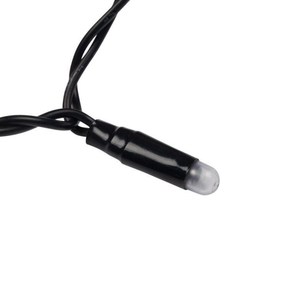 Гирлянда светодиодная "Светодиодный Дождь" 2х1.5м 300LED бел. 23Вт 230В IP65 постоян. свечение провод черн. (нужен шнур питания 303-500) Neon-Night 235-125
