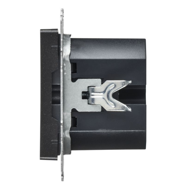 Розетка СП BRITE РЮ12-1-БрЧ USB C 65Вт высокоскор. заряд. черн. IEK BR-U13-065-K02