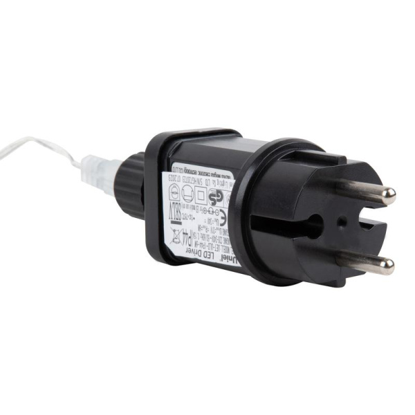 Гирлянда занавес светодиод. ULD-C3020-264/TTK WARM WHITE IP44 с эффектом мерцания 3х2м 264 светодиода тепл. бел. свет провод прозр. Uniel UL-00010920