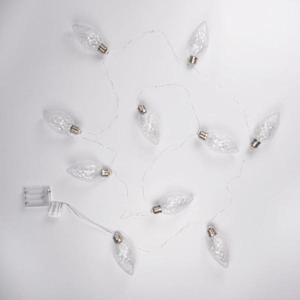 Гирлянда светодиодная "Ягоды" LDM50WW-BO-BS 1.5м 50LED тепл. бел. 0.6Вт IP20 элементы питания 3хAA SHLights 4690601047441