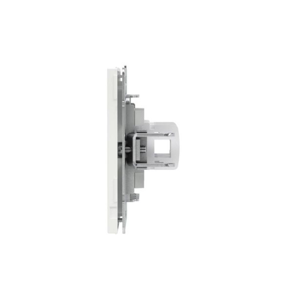 Розетка компьютерная 2-м KANT RJ45 кат.6A без шторки бел. магнолия DKC 7000674