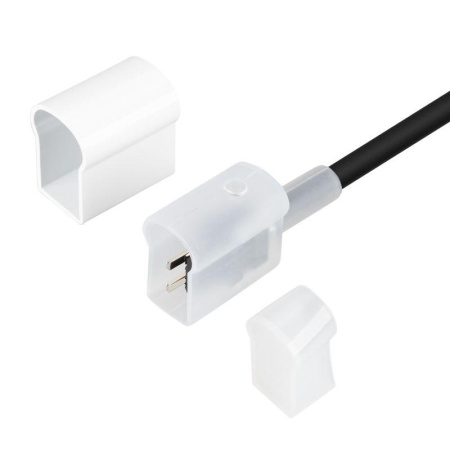 Шнур питания MOONLIGHT-Power-230В (12х24мм) силикон Arlight 052671