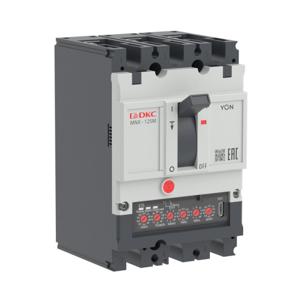 Выключатель автоматический 3P 125А 100кА pro MNX125M при AC415V расцепитель ETE YON MNX125M3PETE0125