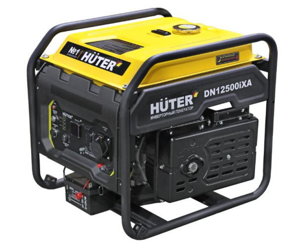 Генератор инверторный DN12500iXA электростартер HUTER 64/10/13