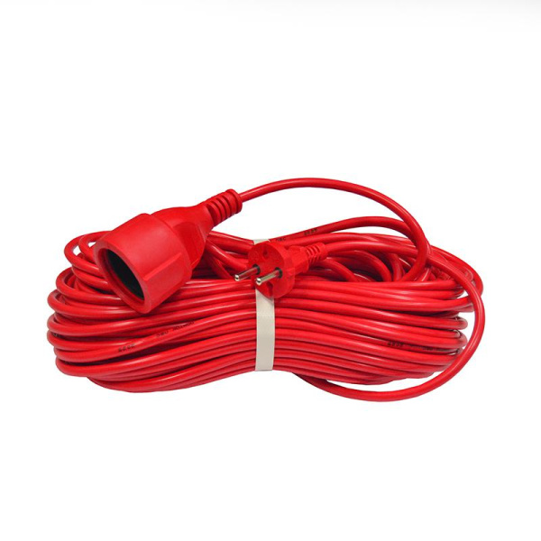 Удлинитель-шнур 1х30м без заземл. 10А IP20 2.2кВт ПВС 2х1 DOMTOK 2490
