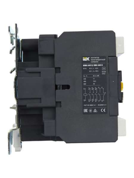Контактор КМИ-34012 40А 230В/АС3 1НО 1НЗ KARAT IEK KKM31-040-230-11