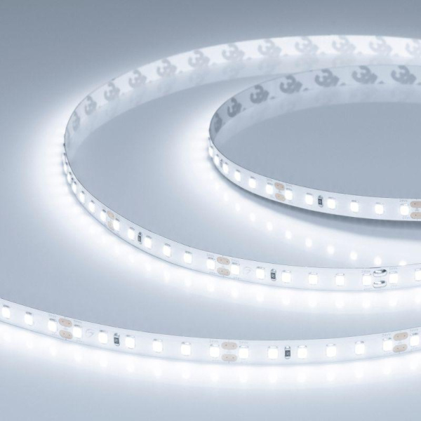 Лента светодиодная UL-A120-8mm 24В White 6000К 2Вт/м IP20 открытый (уп.5м) Arlight 057519