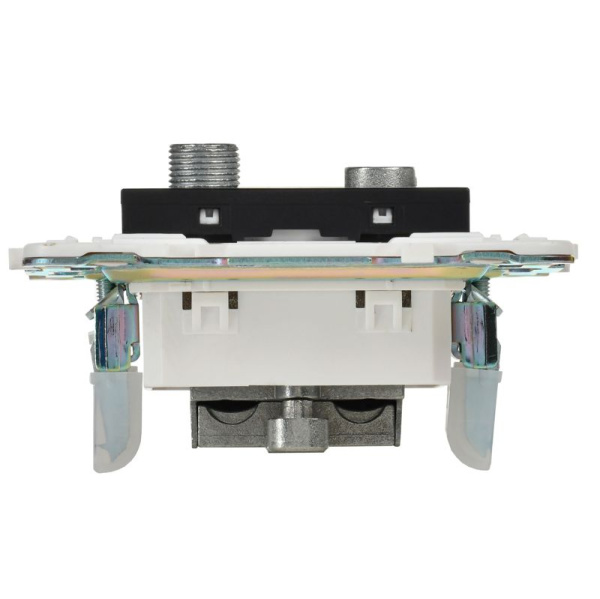 Розетка двойная TV+SAT SKANDY SK-A13Bl черн. IEK SK-AF20-O-K02