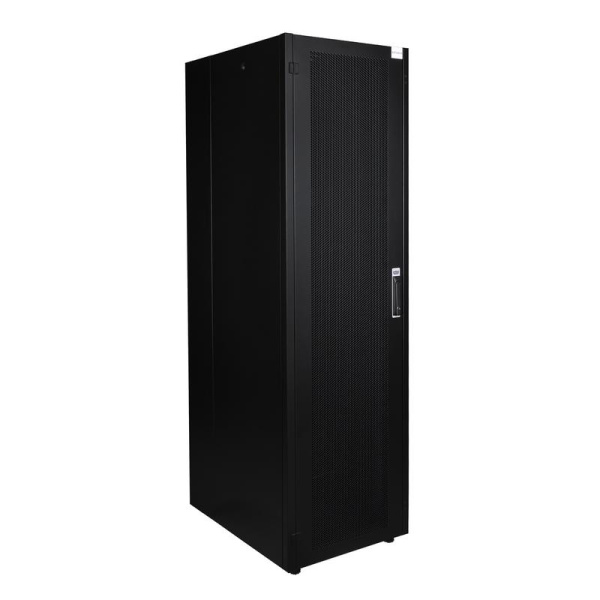 Шкаф напольный 19дюйм 42U 600х800 передн. дверь перфорир.; задн. стенка перфорир. черн. Datarex DR-721511