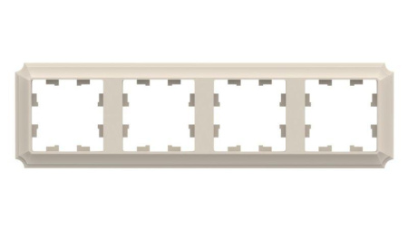 Рамка 4-м AtlasDesign Antique универс. беж. SE ATN100204