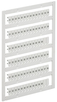 Маркер для CTS/CP 2.5кв.мм "51-60" ARMAFIX IEK AF-CT10D-M-D25-06