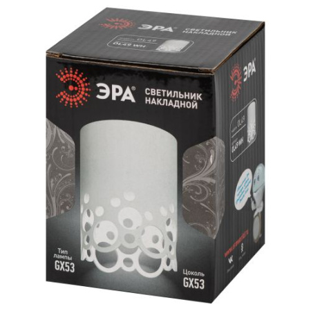 Светильник OL49 WH GX53 IP20 настен./потолочн. спот бел. Эра Б0059801