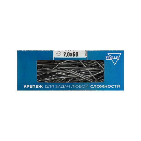 Гвоздь финишный 2х60 оцинк. (уп.300г) Tech-Krep/Zitar 104847