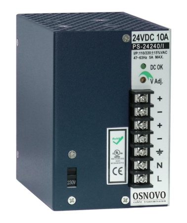 Блок питания промышленный PS-24240/I 10А OSNOVO 11176