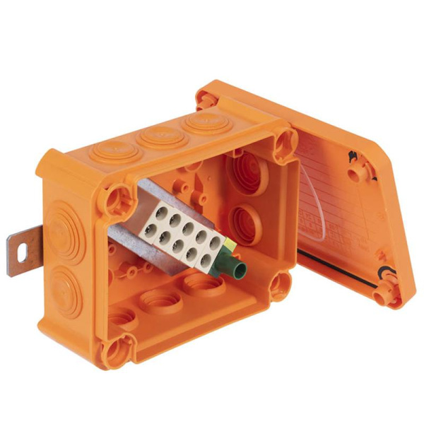Коробка распределительная 150х116х67мм IP66 T100 ED 10-5 А оранж. OBO 7205543