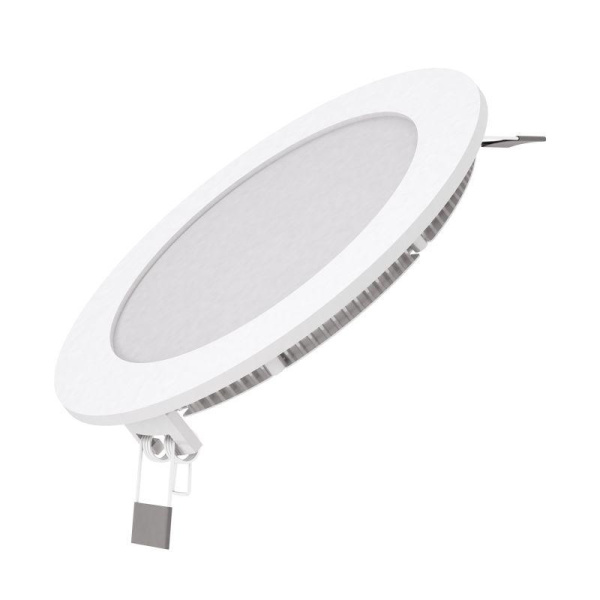 Светильник светодиодный Slim 9Вт 3000К IP20 610лм 220-240В ДВО круг бел. GAUSS 939111109