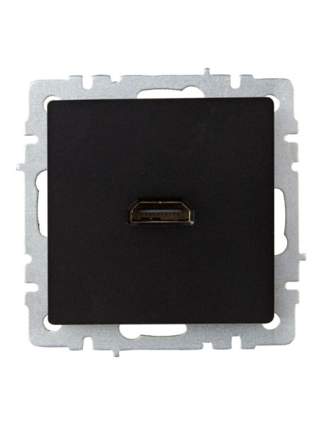 Розетка СП BRITE HDMI РHDMI-0-БрЧ механизм черн. IEK BR-H10-K02