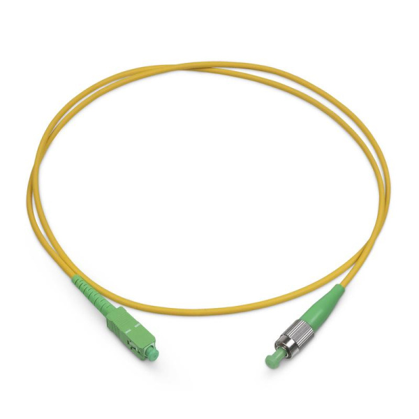 Шнур оптический FOP(s)-9-FC/APC-SC/APC-1.5m simplex FC/APC-SC/APC 9/125 sm 1.5м LSZH Cabeus 8232c