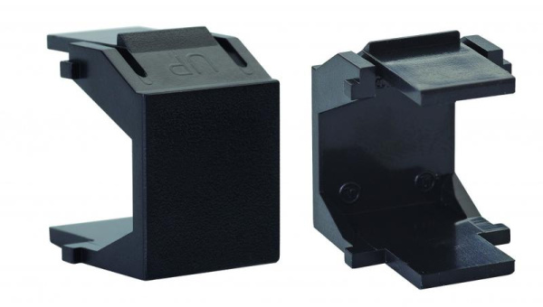 Заглушка Keystone черн. Eurolan 16B-00-00BL