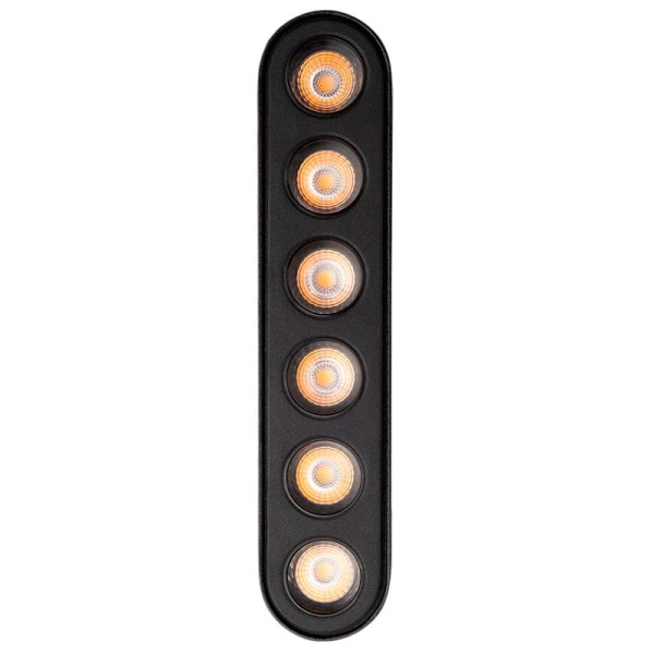 Светильник светодиодный трековый MTR16 1306R 6Вт 4000К IP20 spot 36град. BL низковольтный черн. JazzWay 5056978
