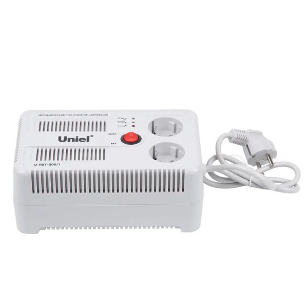 Стабилизатор напряжения U-RST-500/1 Simple Standard 500В.А настольный Uniel UL-00003602