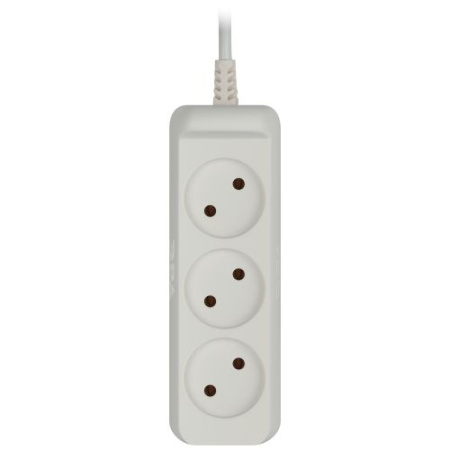Удлинитель 3х3м без заземл. 6А IP20 ШВВП 2х0.75 Эра Б0035748