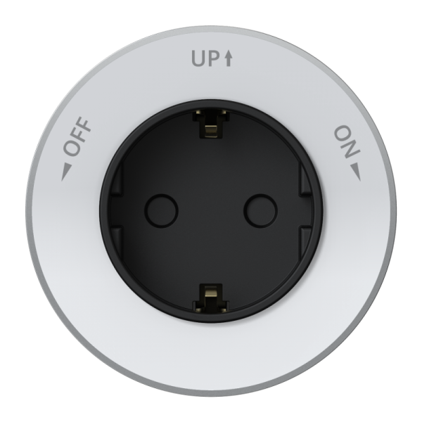 Розетка MultiTrack 16А 250В 2К+З круглая бел. SE MTK13001W