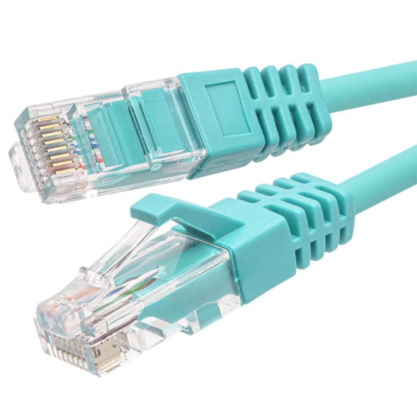 Патч-корд SUPRLAN U/UTP 6A 4x2 24AWG (7х0.2мм) Cu LSZHментол 20м SUPRLAN 10-0869