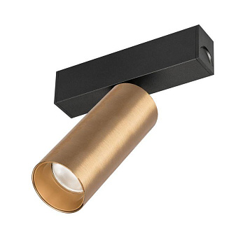 Светильник светодиодный MAG-SPOT-25-R90-9W Warm3000 BK-GD 30deg 24В IP20 9Вт 3000К метал. Arlight 0350011