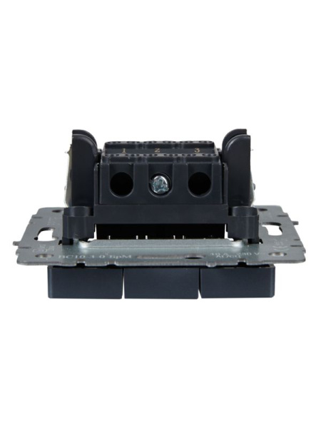 Выключатель 3-кл. СП BRITE ВС10-3-0-БрМ 10А механизм маренго IEK BR-V30-0-10-K35