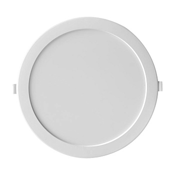 Светильник светодиодный Downlight DL 865 24Вт 6500К IP20 1680лм ДВО даунлайт кругл. встраив. бел. OSRAM 4607194235476