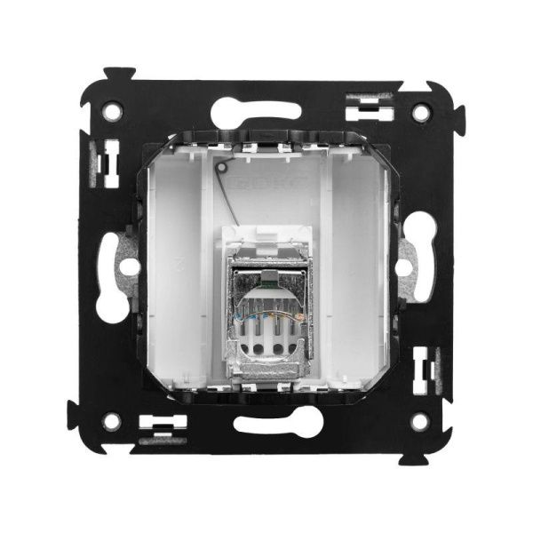 Розетка компьютерная 1-м СП Avanti "Белое облако" RJ45 кат.6 экранир. DKC 4400393
