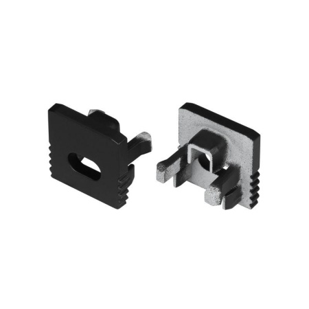 Заглушка SL-MINI-10 BLACK с отверстием пластик (комплект) Arlight 049415