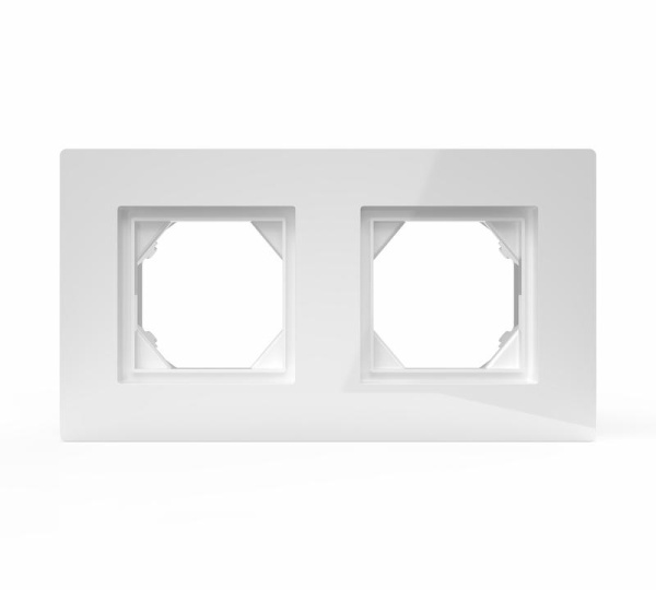 Рамка 2-м Pixel IP44 бел. TOKOV ELECTRIC TKE-PX-RM2-C01-IP44