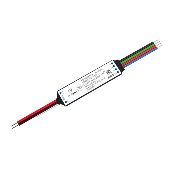 Контроллер SMART-K47-RGB (12-24В 3х1А 2.4G) (IP20 пластик) Arlight 028441