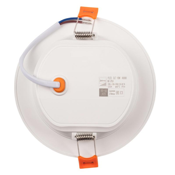 Светильник светодиодный PLED DL7 WH Downlight 10Вт 4000К IP54 120х26мм ДВО встраив. JazzWay 5042520