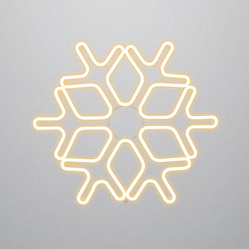 Фигура светодиодная "Снежинка" 60х60см 720LED тепл. бел. 50Вт IP65 гибкий неон Neon-Night 501-326